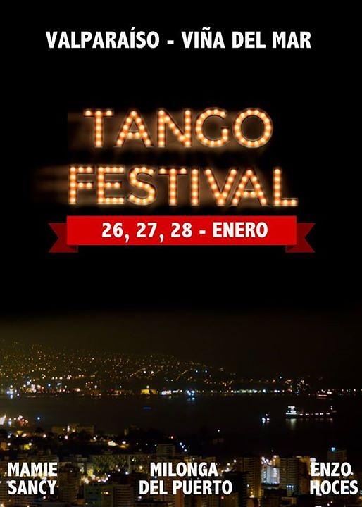 flyer image for Valparaiso Vina del Mar Tango Festival