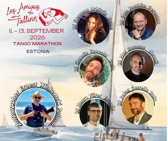 flyer image for Los Amigos en Tallinn Tango Marathon 2026