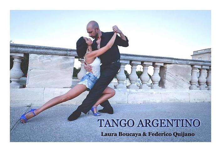 flyer image for Stage de Tango Argentin avec Laura et Federico a La Ciotat