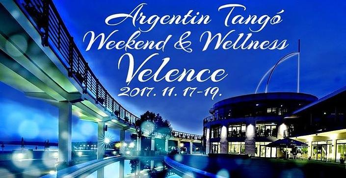 flyer image for Velence Tango Weekend Wellness Nov 17 19