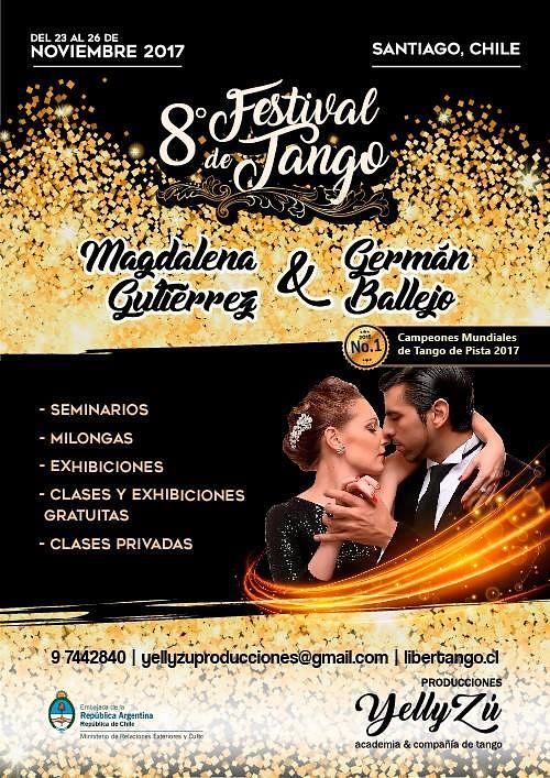 flyer image for Festival de Tango Chile