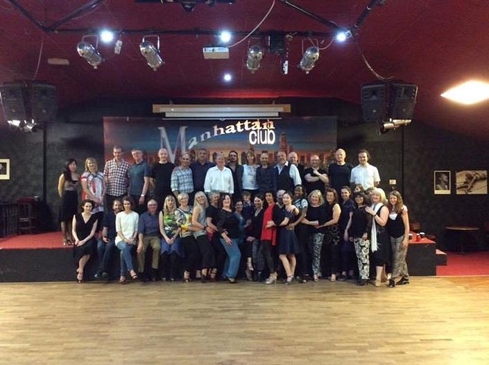 flyer image for Tango Workshops Tea Dance with Richard Manuel Caroline Hanso