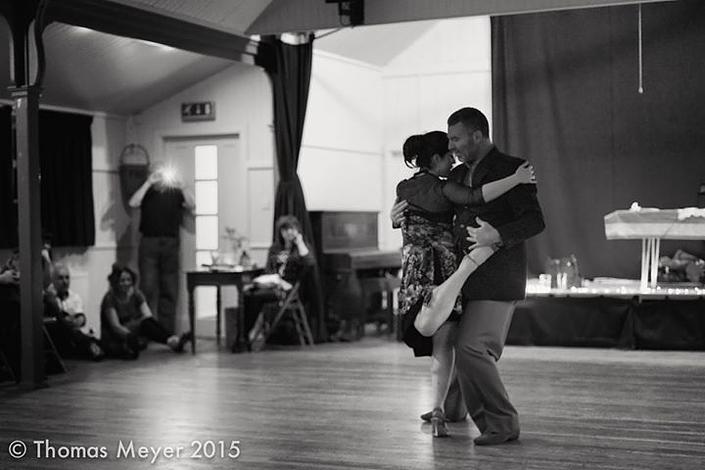 flyer image for Tango weekend with Damian Thompson and Vanessa Leamy Corsini