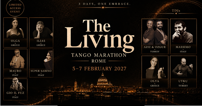 flyer image for The living tango marathon 