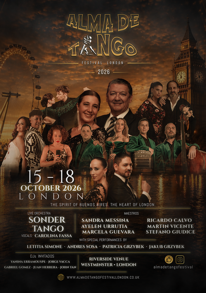 flyer image for Alma de Tango Festival