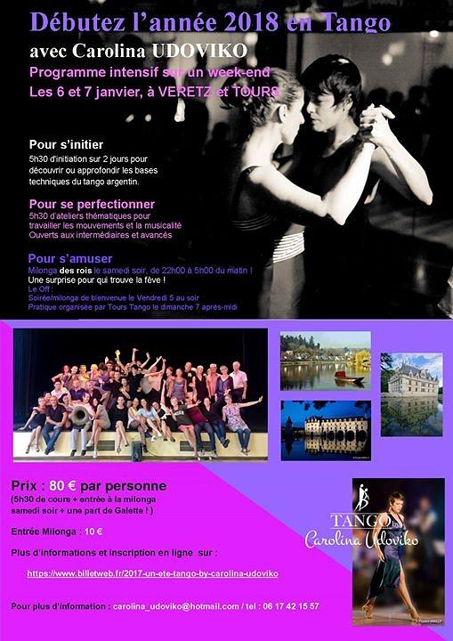 flyer image for Tango Intensif sur un week end