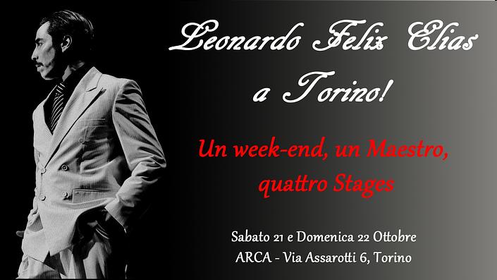 flyer image for Leonardo Felix Elias a Torino
