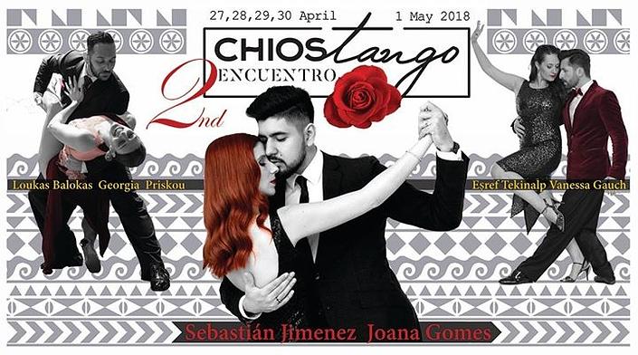 flyer image for 2nd Chios Tango Encuentro