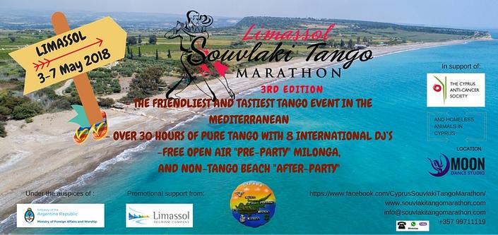 flyer image for 3rd Limassol Souvlaki Tango Marathon