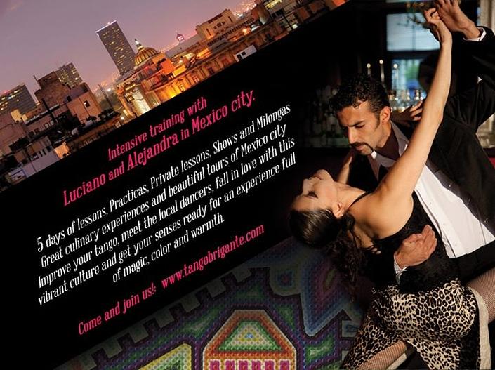 flyer image for Tango Chilango Mini Festival BootCamp