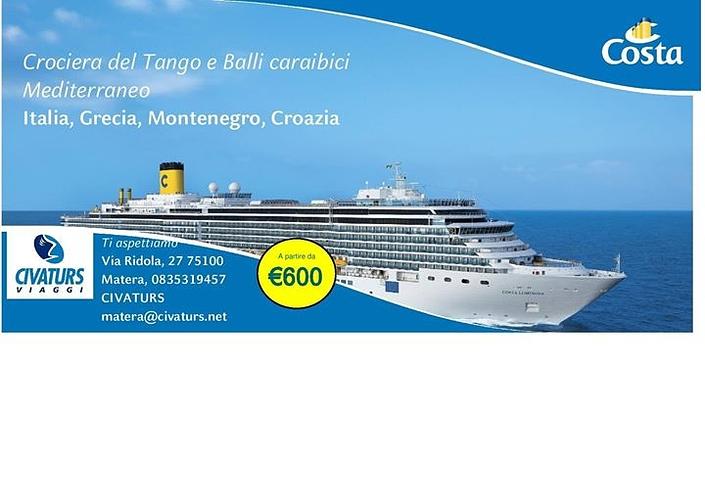 flyer image for Crociera del Tango e Balli Caraibici