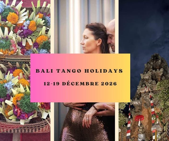flyer image for BALI TANGO HOLIDAYS