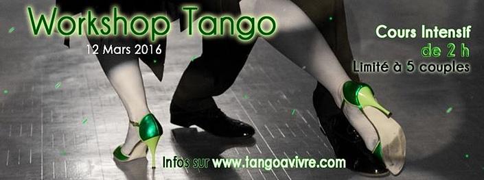 flyer image for Workshop Tango