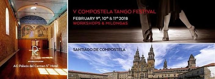 flyer image for V Compostela Tango Festival