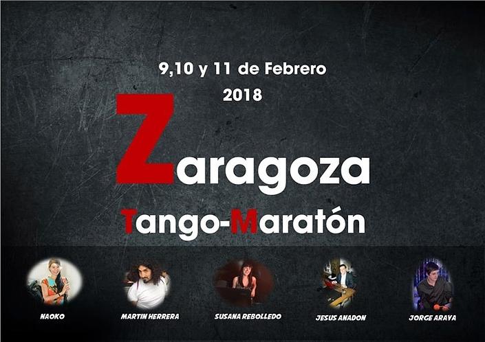 flyer image for Zaragoza Tango Maraton