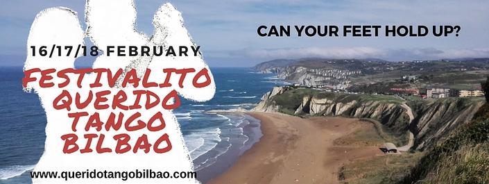 flyer image for Festivalito Querido Tango Bilbao 16-17-18 Feb