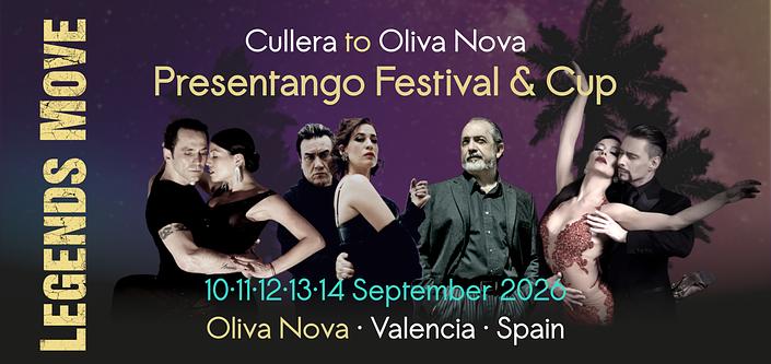 flyer image for Presentango Festival & Cup 2026 ⭐Legends Move⭐ Cullera to Oliva Nova