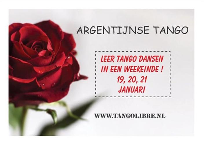 flyer image for Argentijnse tango beginners weekeinde