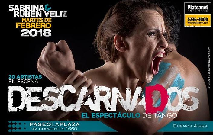 flyer image for Sabrina y Ruben Veliz presentan DESCaRNaDOS