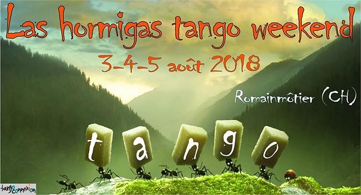 flyer image for Las Hormigas Tango Weekend