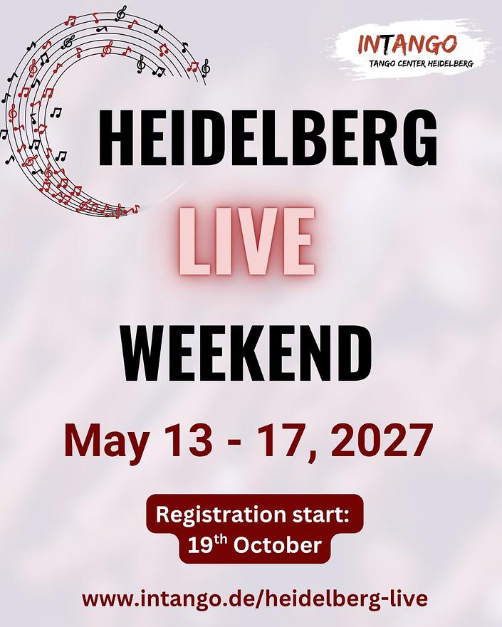 flyer image for Heidelberg Live Weekend