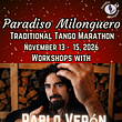 thumbnail image for Paradiso Milonguero – Tango Marathon & Special guest Pablo Verón