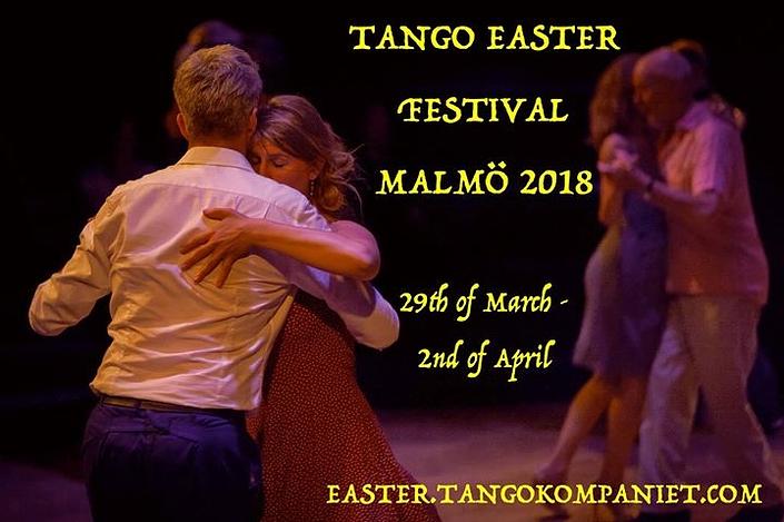 flyer image for Tango Easter Festival Malmo