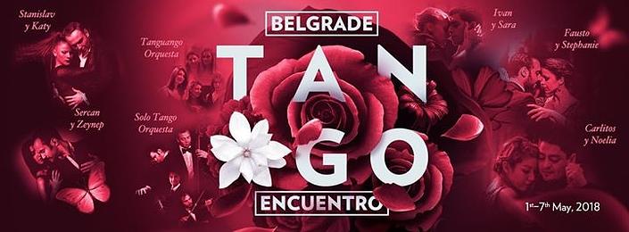 flyer image for Festival Marathon Belgrade Tango Encuentro