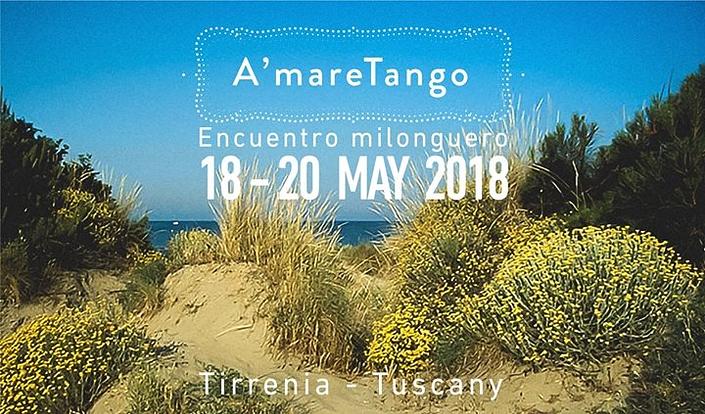 flyer image for AmareTango encuentro milonguero May 2018