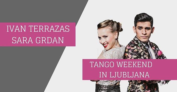 flyer image for Tango weekend with Ivan Terrazas Sara Grdan
