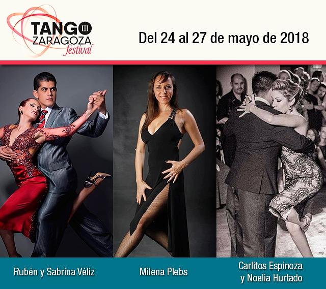 flyer image for TANGO ZARAGOZA FESTIVAL 3rd edition