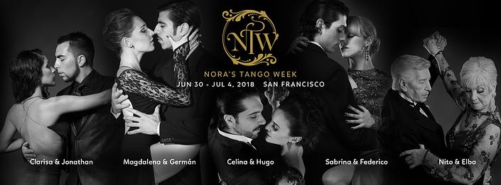 flyer image for Nora's Tango Week 2018
