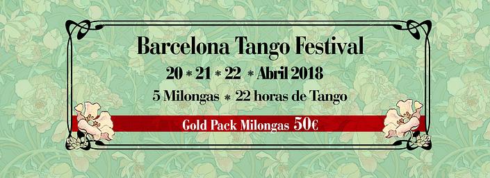 flyer image for Barcelona Tango Festival