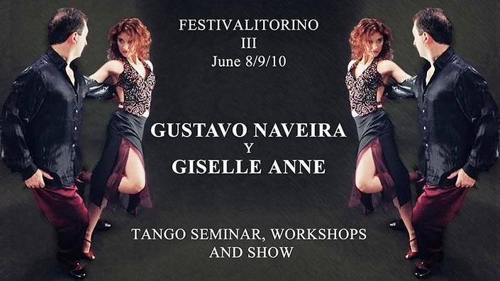 flyer image for Gustavo Naveira y Giselle Anne a Torino