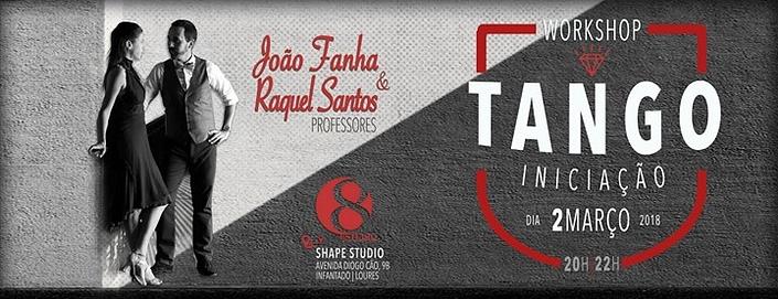 flyer image for Workshop de Tango no Shapestudio Loures