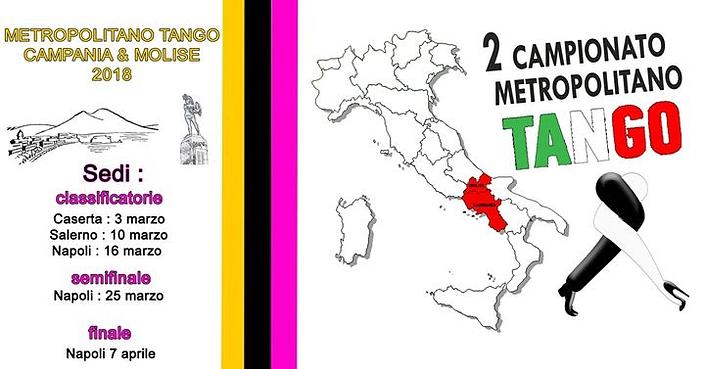 flyer image for Campionato Metropolitano Tango Regioni Campania Molise