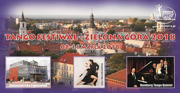 flyer image for Tango Festiwal Zielona Gora 2018