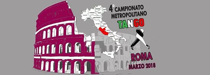 flyer image for 4 Campionato Metropolitano Tango Roma