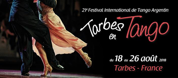 flyer image for Tarbes en Tango Festival 2018