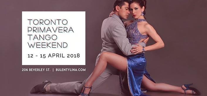 flyer image for Toronto Primavera Tango Weekend