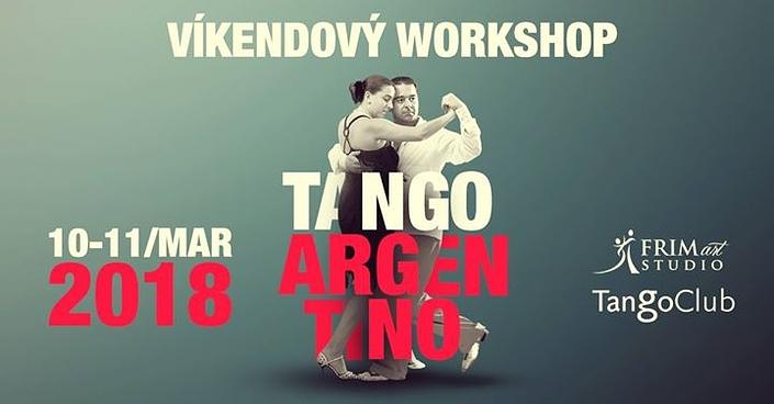 flyer image for Vikendovy workshop tango argentino