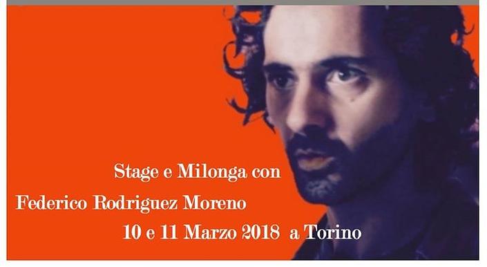 flyer image for Stage Tango Argentino con Federico Rodriguez Moreno