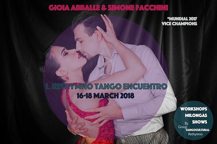 flyer image for 1 Rethymno Tango Encuentro