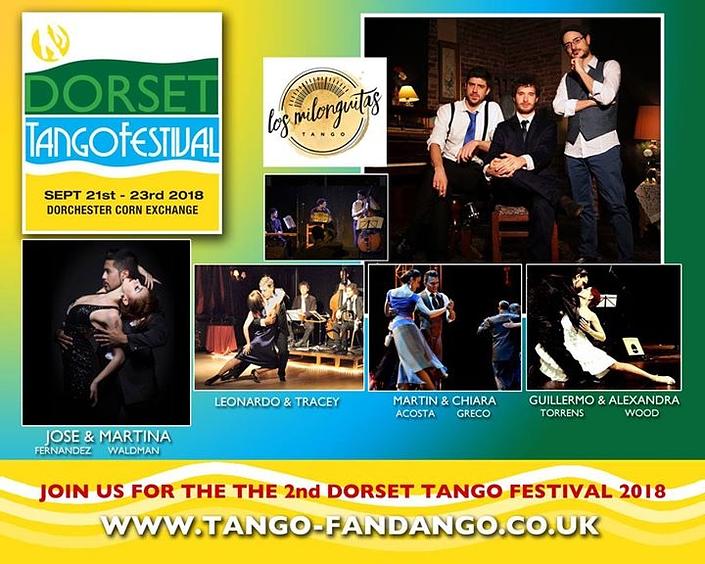 flyer image for The 2nd Dorset Tango Festival