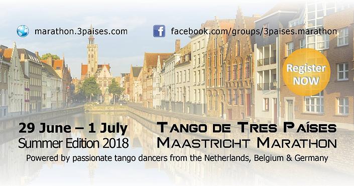 flyer image for Maastricht Tango Marathon De 3 Paises, Summer edition 2018