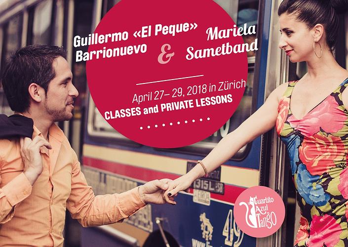 flyer image for Mariela Sametband Guillermo Barrionuevo