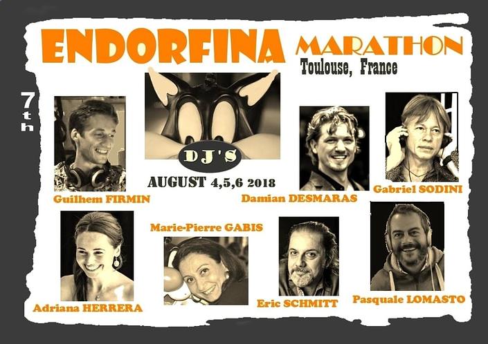 flyer image for ENDORFINA TANGO MARATHON 2018