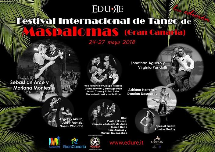 flyer image for Maspalomas Tango Festival