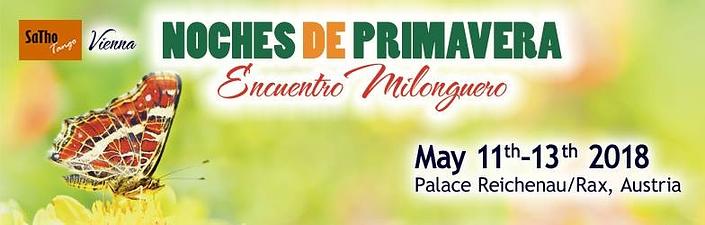 flyer image for Noches de Primavera