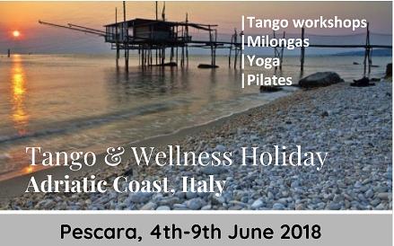 flyer image for Tango Wellness Holiday Adriatic coast Italy